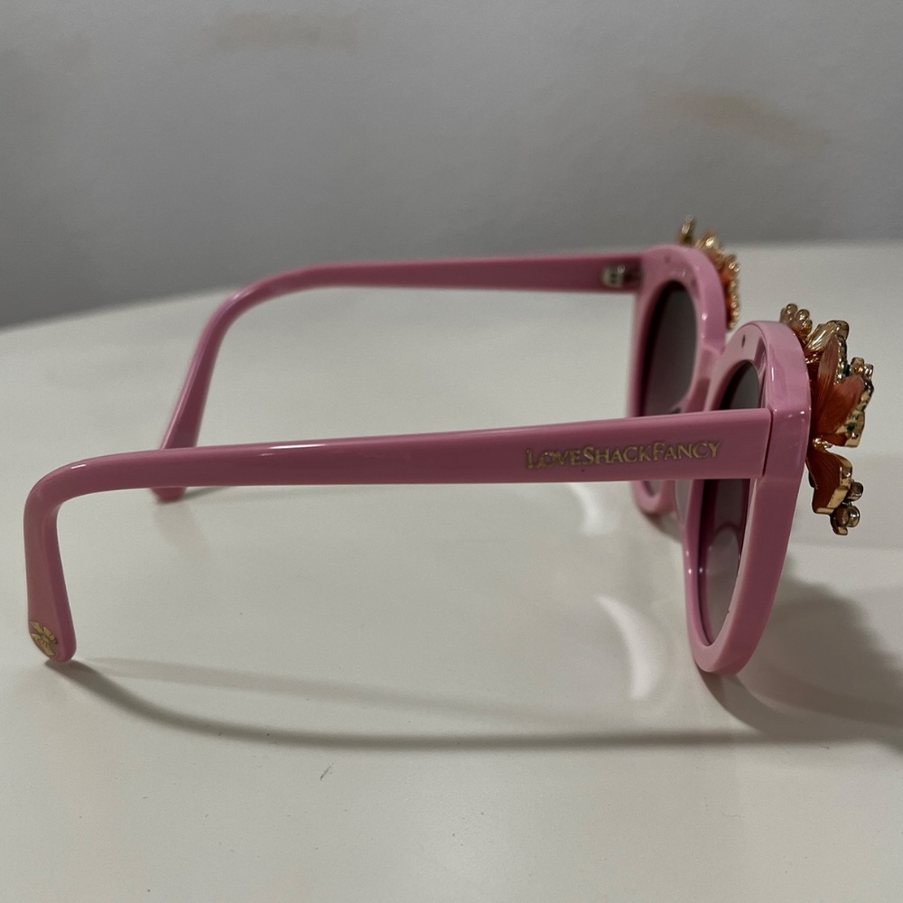 LoveShackFancy Sunglasses with Crossbody Case - Picture 5 of 8